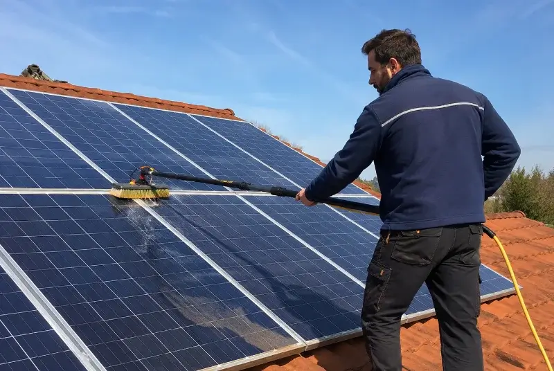 Nettoyage et entretien de panneaux solaires à Epfig