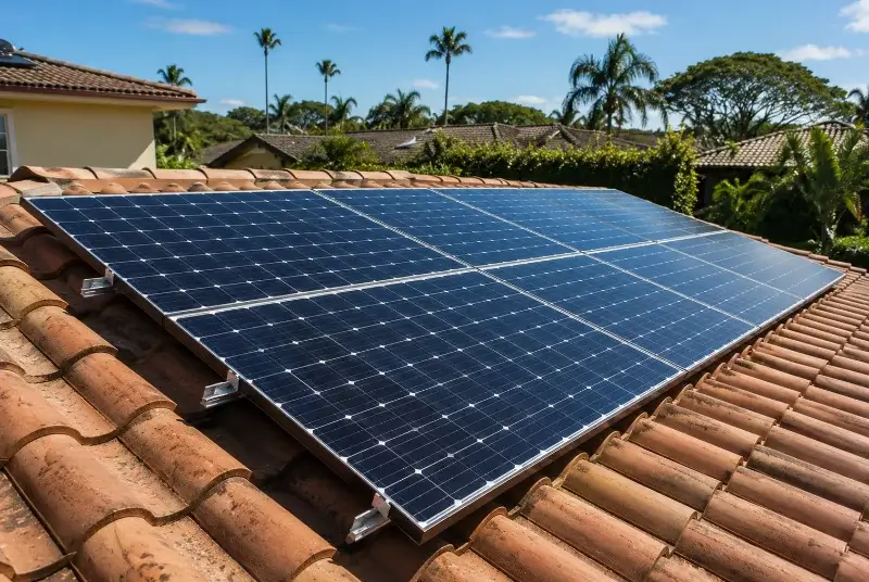 Installation de panneaux solaires à Epfig